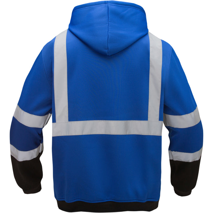 GSS Safety Non-ANSI Pullover Sweatshirt Hoodie with Reflective Tape