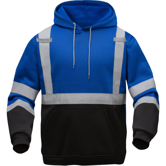 GSS Safety Non-ANSI Pullover Sweatshirt Hoodie with Reflective Tape