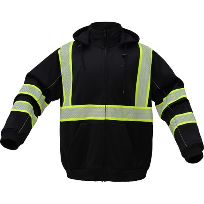 GSS Safety ONYX Heavy Weight Sweatshirt Hoodie with DuPont™ Fabric Protect - 7511/7513/7514