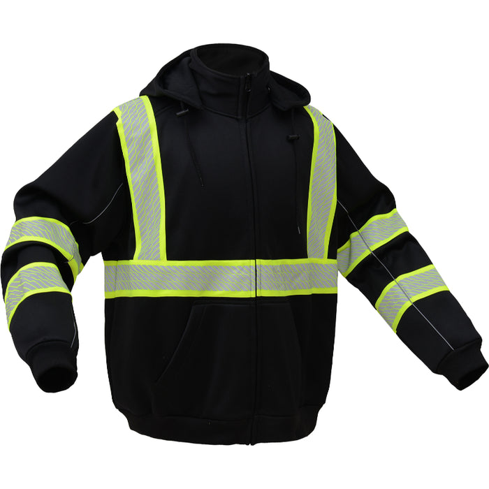 GSS Safety ONYX Heavy Weight Sweatshirt Hoodie with DuPont™ Fabric Protect - 7511/7513/7514