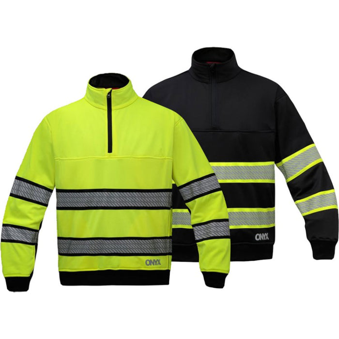 GSS Safety ONYX Job Shirt with 1/4 Zipper ANSI Class 3 Type R - 7521/7523