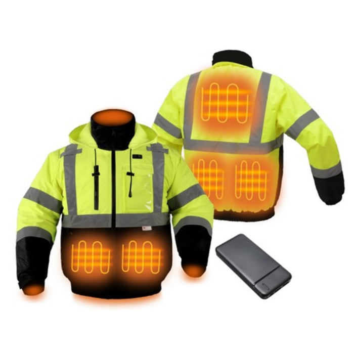 GSS Safety ANSI Class 3 Type R Heated Safety Jacket - 8901