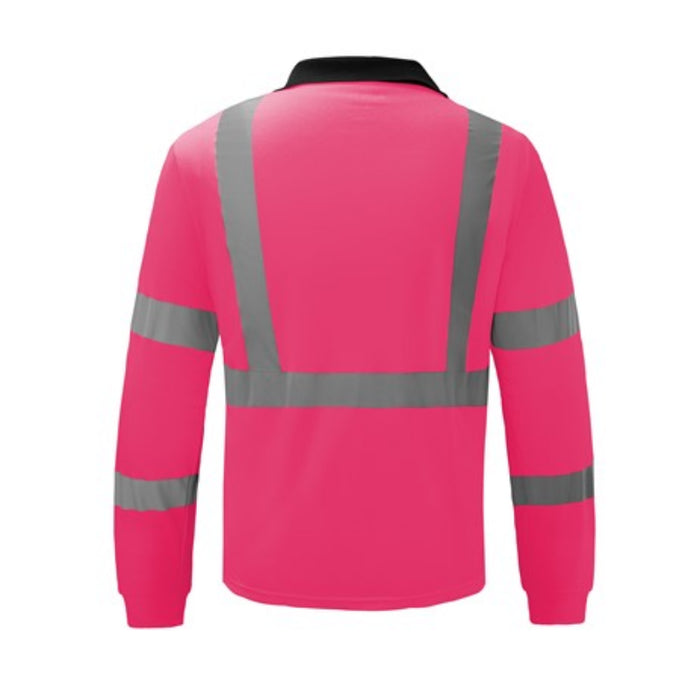GSS Safety Color Non ANSI Long Sleeve Safety Polo - 5033-5039