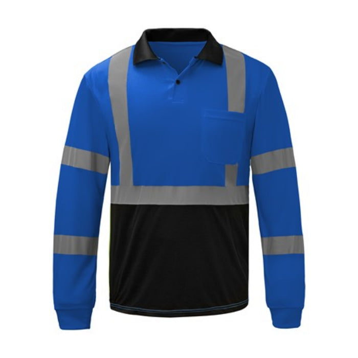 GSS Safety Color Non ANSI Long Sleeve Safety Polo - 5033-5039