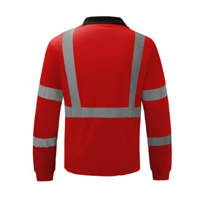 GSS Safety Color Non ANSI Long Sleeve Safety Polo - 5033-5039