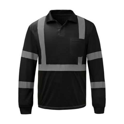 GSS Safety Color Non ANSI Long Sleeve Safety Polo - 5033-5039