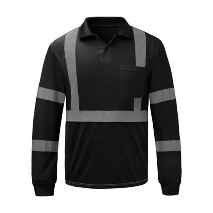 GSS Safety Color Non ANSI Long Sleeve Safety Polo - 5033-5039