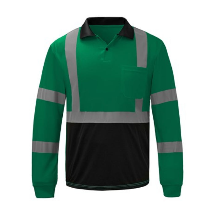 GSS Safety Color Non ANSI Long Sleeve Safety Polo - 5033-5039