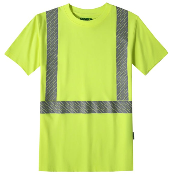 GSS Safety High Visibility ANSI Class 2 Cotton Blended Safety T-Shirt - 9501