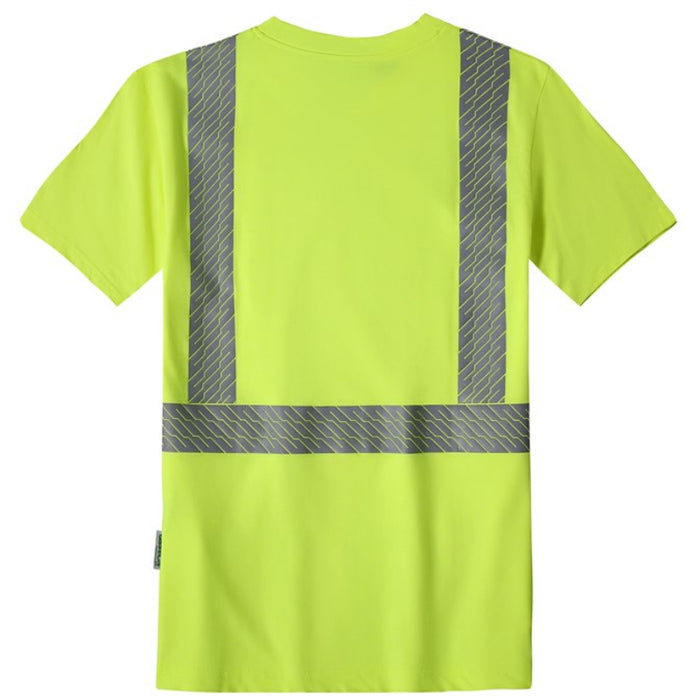GSS Safety High Visibility ANSI Class 2 Cotton Blended Safety T-Shirt - 9501