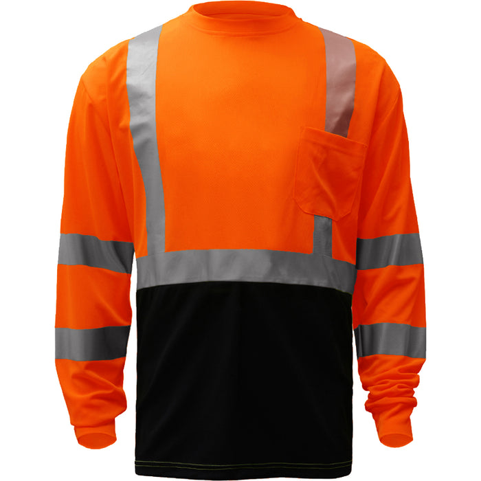 GSS Safety High Visibility ANSI Class 3 Long Sleeve T-Shirt - 5113/5114