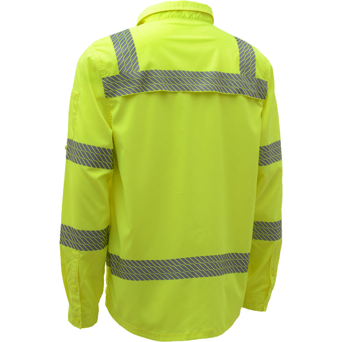 GSS Safety High Visibility Lightweight SPF 50+ ANSI Class 3 Shirt - 7505/7506