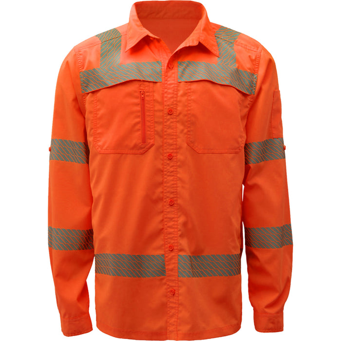 GSS Safety High Visibility Lightweight SPF 50+ ANSI Class 3 Shirt - 7505/7506
