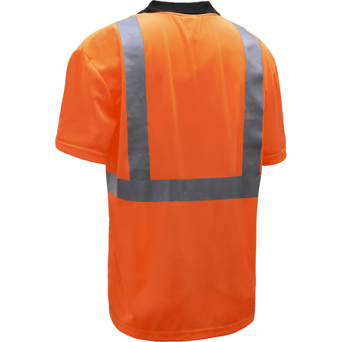 GSS Safety High Visibility Moisture Wicking ANSI Class 2 Polo Shirt - 5003/5004