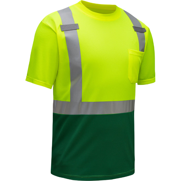 GSS Safety High Visibility Multi Colored Short Sleeve Safety T-Shirt - 5121