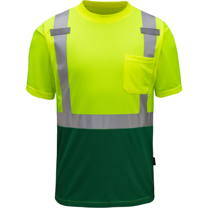 GSS Safety High Visibility Multi Colored Short Sleeve Safety T-Shirt - 5121