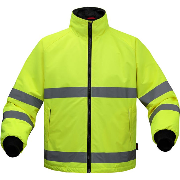 GSS Safety High Visibility Nylon Waterproof ANSI Class 3 Type R Parka Jacket - 8021