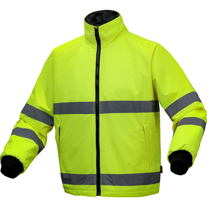 GSS Safety High Visibility Nylon Waterproof ANSI Class 3 Type R Parka Jacket - 8021