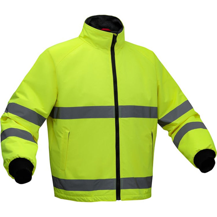 GSS Safety High Visibility Nylon Waterproof ANSI Class 3 Type R Parka Jacket - 8021
