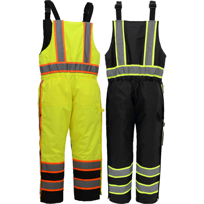 GSS Safety High Visibility Premium Poly-Filled Winter Insulated Bib - 8701/8703