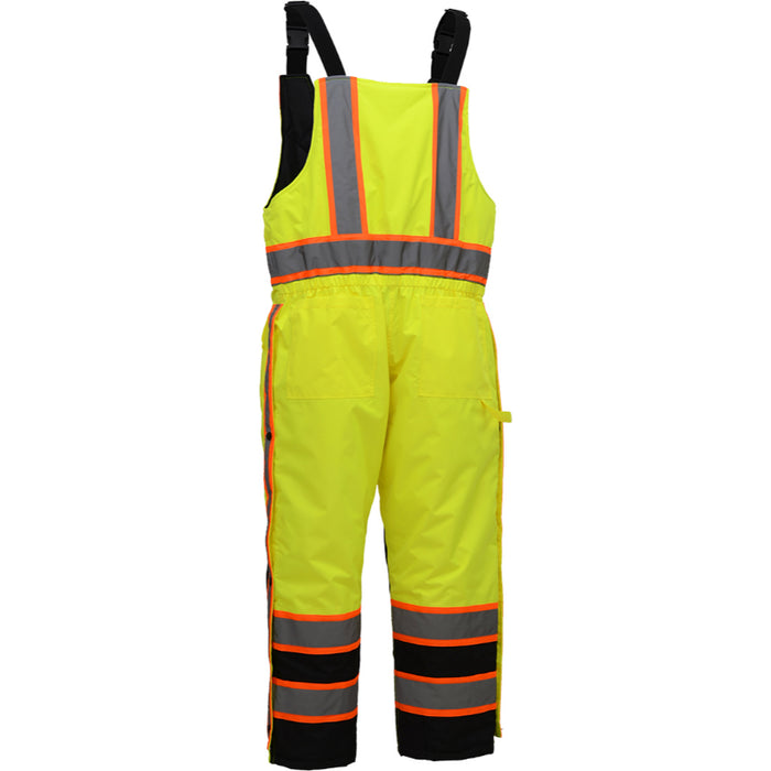 GSS Safety High Visibility Premium Poly-Filled Winter Insulated Bib - 8701/8703