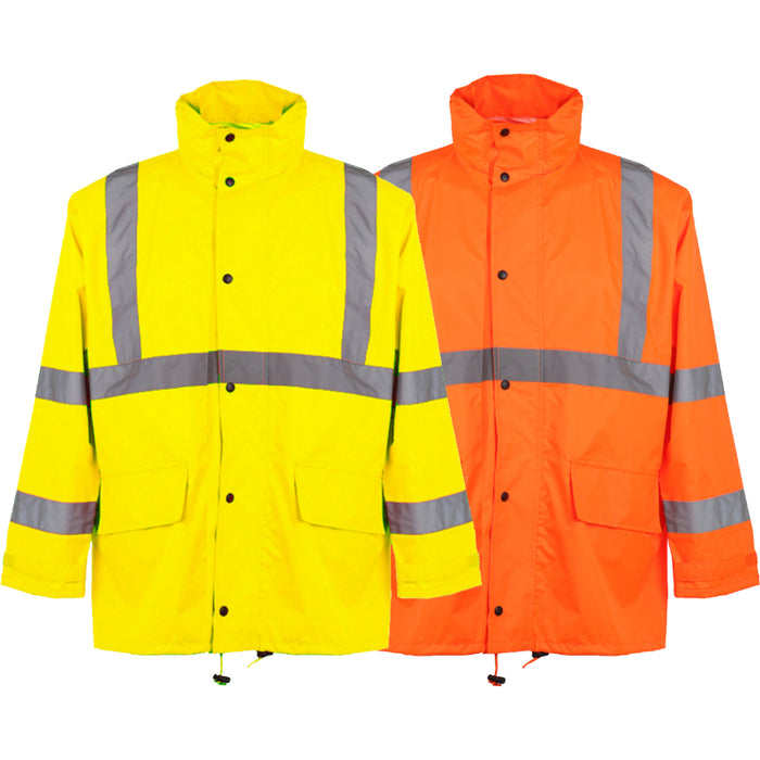 GSS Safety High Visibility Rain Jacket ANSI Class 2 Type R - 6001/6002