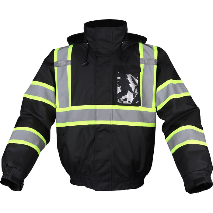 GSS Safety High Visibility Ripstop Winter Bomber Jacket - 8010/8011