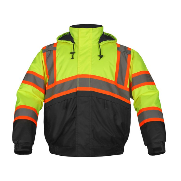 GSS Safety High Visibility Ripstop Winter Bomber Jacket - 8010/8011