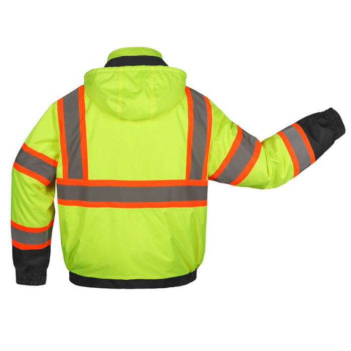 GSS Safety High Visibility Ripstop Winter Bomber Jacket - 8010/8011
