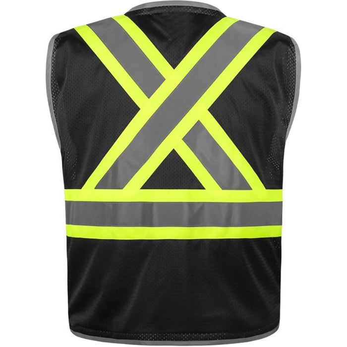 GSS Safety High Visibility Safety Vest with X-Back - 1611/1612/1615