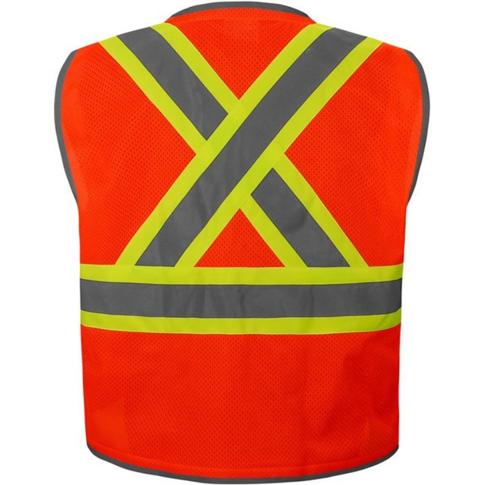GSS Safety High Visibility Safety Vest with X-Back - 1611/1612/1615