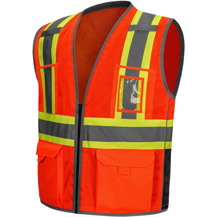 GSS Safety High Visibility Safety Vest with X-Back - 1611/1612/1615