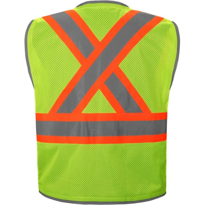 GSS Safety High Visibility Safety Vest with X-Back - 1611/1612/1615