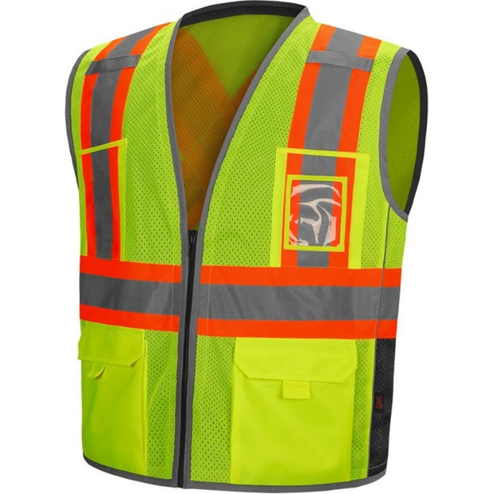 GSS Safety High Visibility Safety Vest with X-Back - 1611/1612/1615