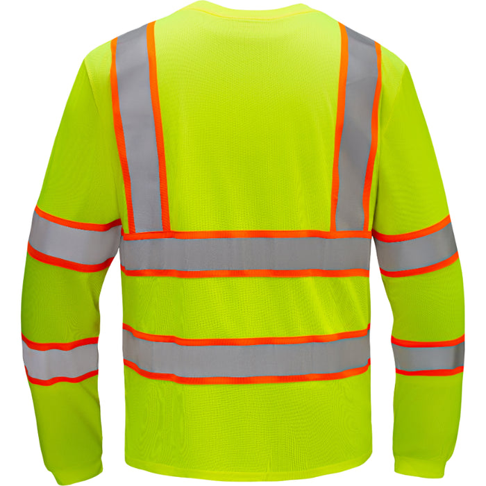 GSS Safety High Visibility Two Tone Long Sleeve T-Shirt - 5013/5015