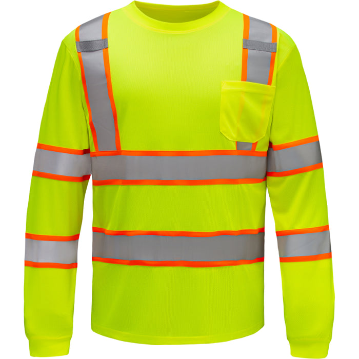 GSS Safety High Visibility Two Tone Long Sleeve T-Shirt - 5013/5015