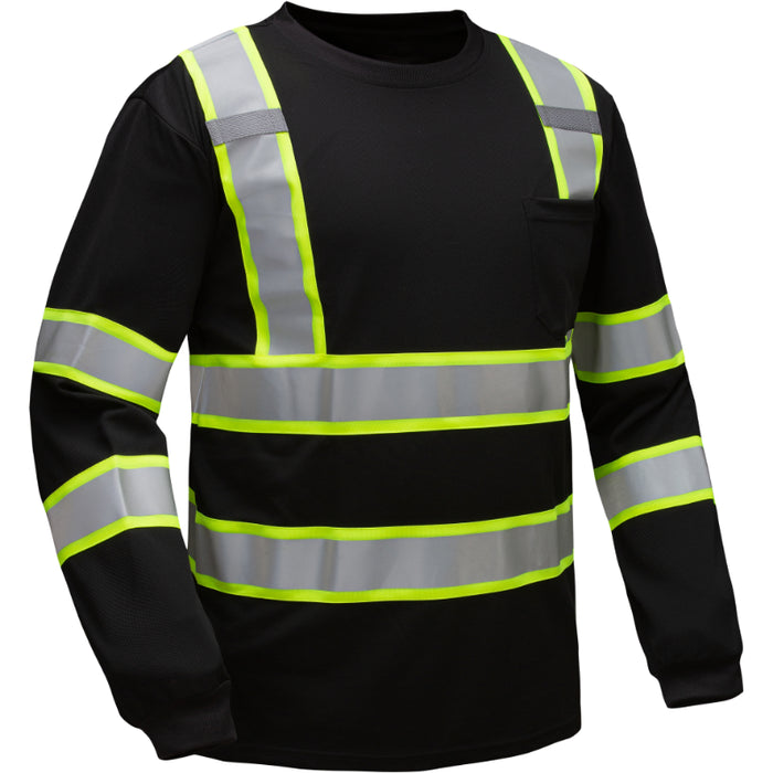 GSS Safety High Visibility Two Tone Long Sleeve T-Shirt - 5013/5015