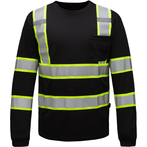 GSS Safety High Visibility Two Tone Long Sleeve T-Shirt - 5013/5015