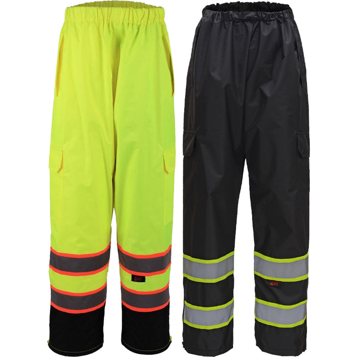 GSS Safety High Visibility Two Tone Rain Pants - 6715/6717
