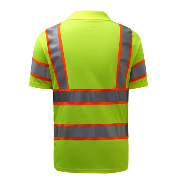 GSS Safety High Visibility Two Tone Short Sleeve Polo Shirt -5017/5019