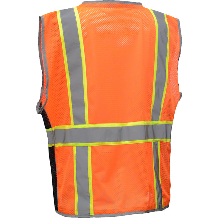 GSS Safety Hype Lite Safety ANSI Class 2 Type R Vest with Black Sides - 1703/1704