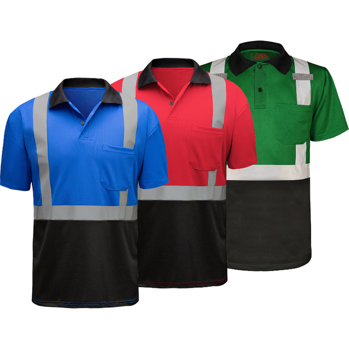 GSS Safety Non ANSI Short Sleeve Polo Shirt - 5023/5024/5026