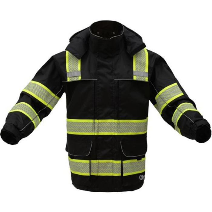 GSS Safety ONYX High Visibility NON-ANSI Rip Stop Rain Jacket with Teflon Coating - 6502/6503