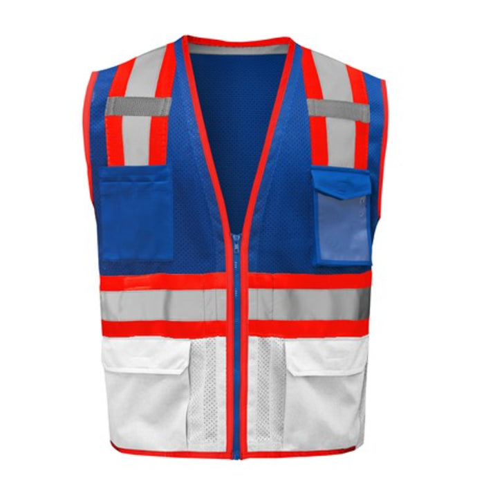 GSS Safety Patriot Hype-Lite Heavy Duty Vest ANSI Class 2 Type R - 1731/1733