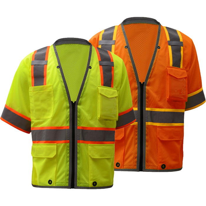 GSS Safety Premium ANSI Class 3 Type R Brilliant Vest - 2701/2702