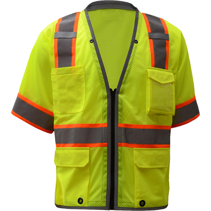 GSS Safety Premium ANSI Class 3 Type R Brilliant Vest - 2701/2702
