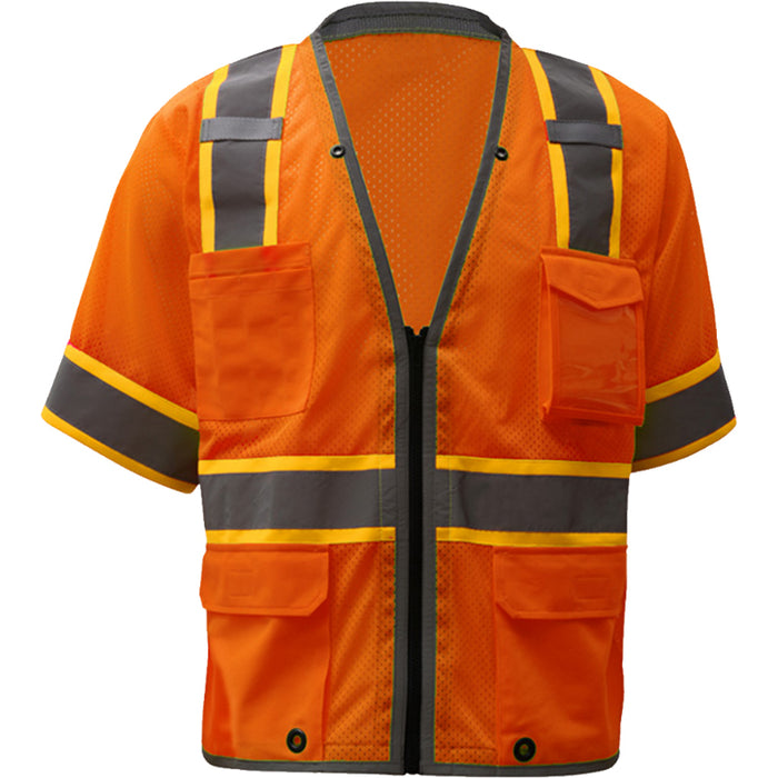 GSS Safety Premium ANSI Class 3 Type R Brilliant Vest - 2701/2702