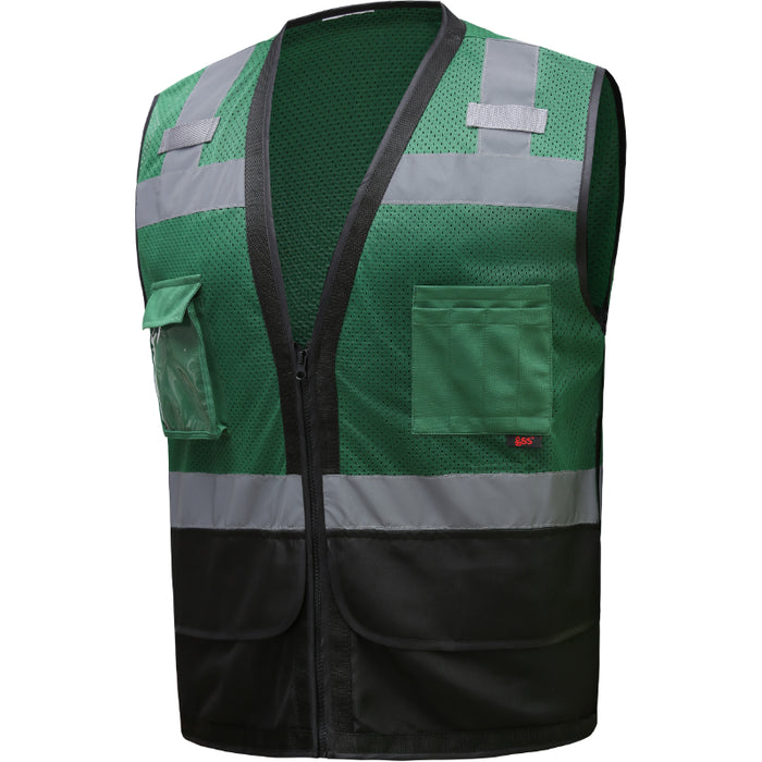 GSS Safety Premium Heavy Duty Vest with Multi Pockets - 1201/1212