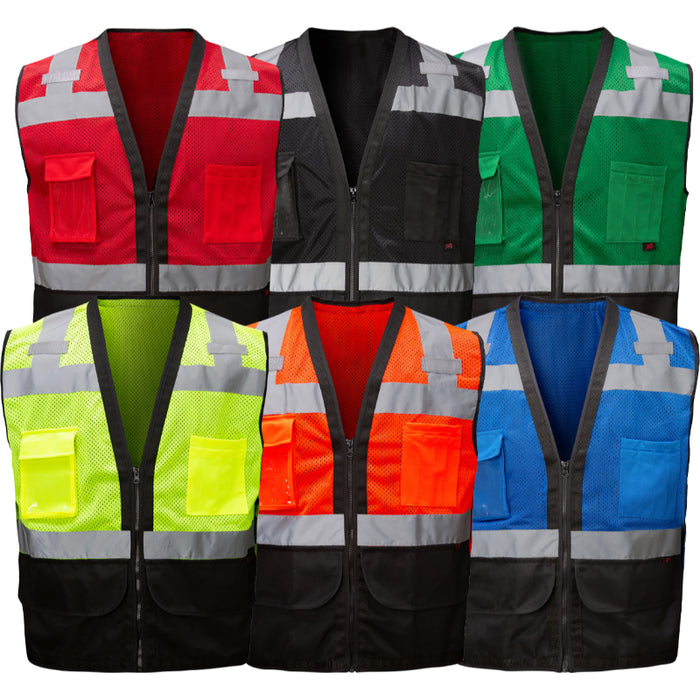 GSS Safety Premium Heavy Duty Vest with Multi Pockets - 1201/1212