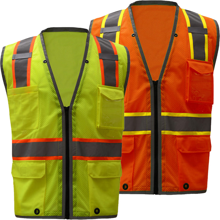 GSS Safety Premium Hyper Lite ANSI Class 2 Type R Vest - 1701/1702